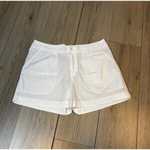 Samson Ladies White Shorts 100% Cotton Size Large